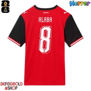 Østrig David Alaba #8 Hjemmebanetrøje VM 2026 Kort ærmer